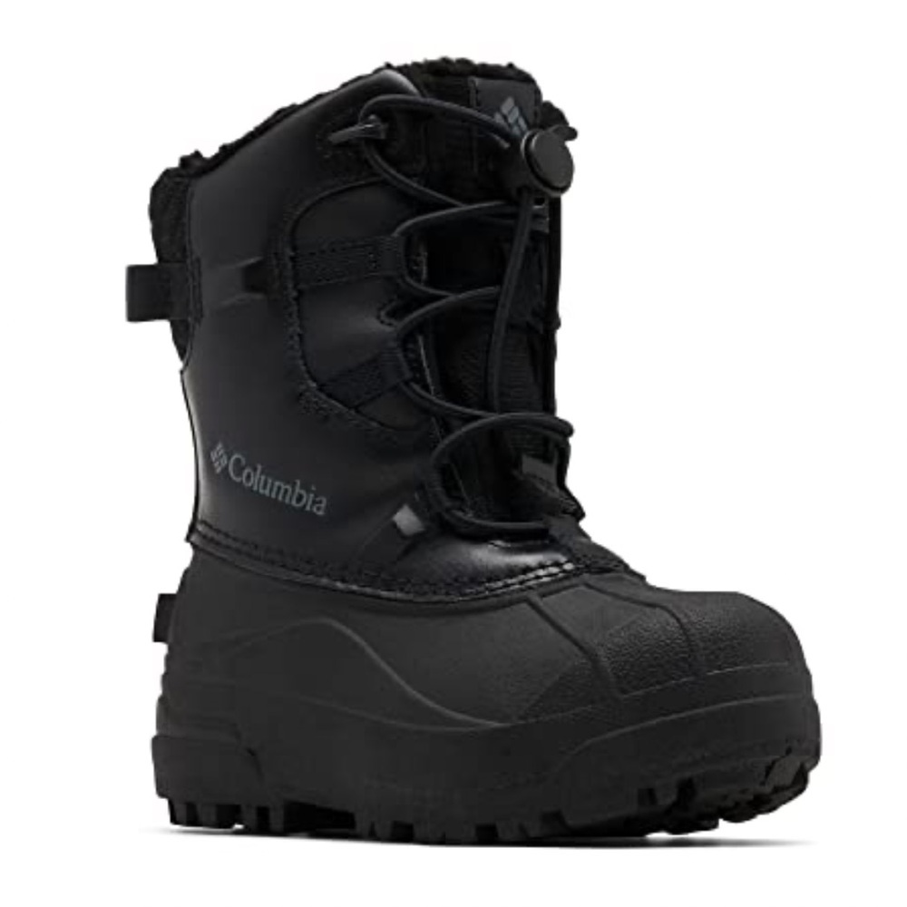 NWT Columbia Youth Bugaboot Celsius Insulated Waterproof Snow Boot, Blk/Graphite